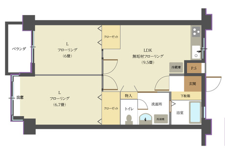 東棟間取り