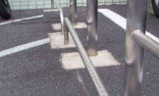 バイク盗難防止用 地球ロック用アンカー